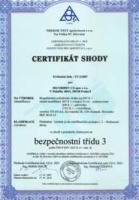 certifikát